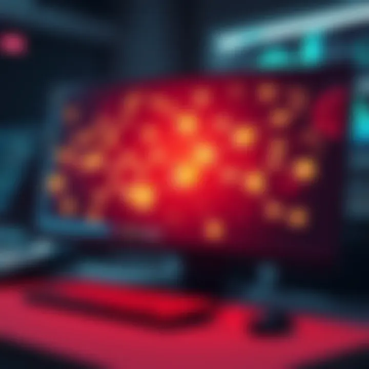Anthropic's Claude software creating new drug formulas on a computer screen