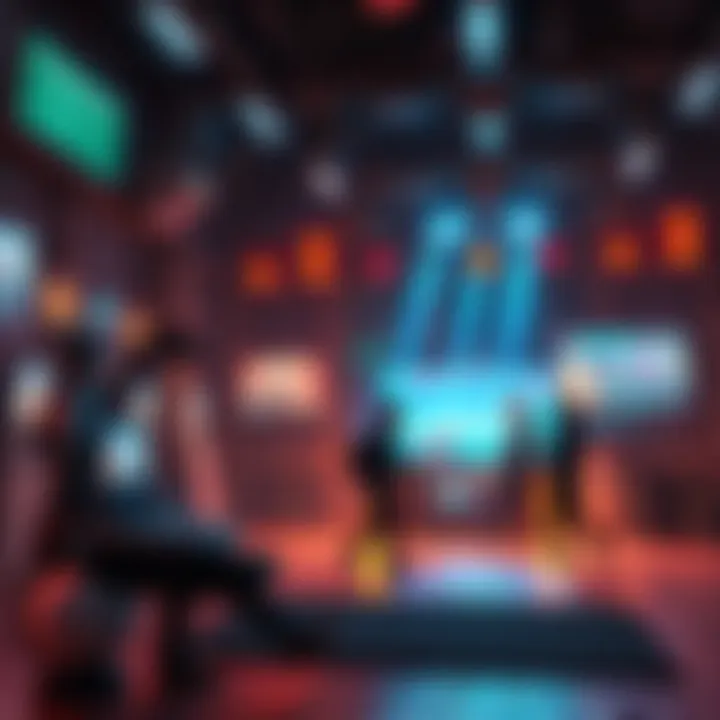 A vivid scene showing characters interacting in a realistic environment, with objects responding to their actions, illustrating the capabilities of the ENKI prompt for immersive simulation.