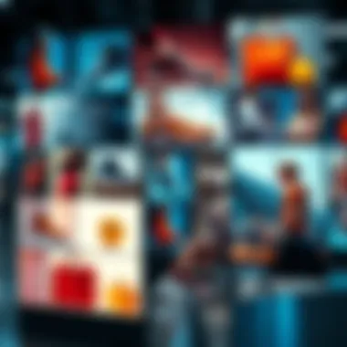 A collage showing transformed product photos, including different angles and lifestyle shots, created using AI technology for online shopping.