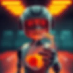 A robot with a sad expression holding an empty token jar, symbolizing the lack of empathy tokens in AI interactions.