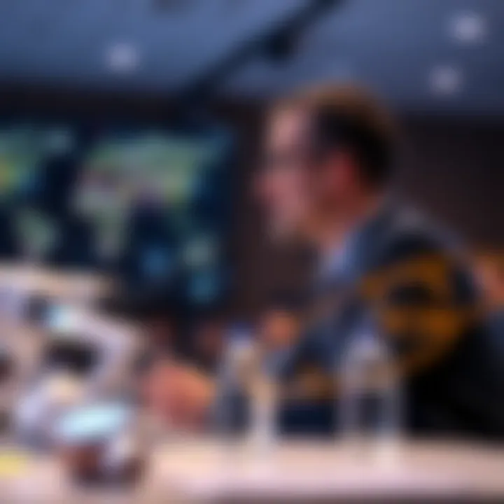 AI Expert Discusses Global Changes An AI expert speaking at a conference about the urgent need for global collaboration on technology regulations.