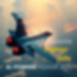 A futuristic fighter jet equipped with AI technology soaring through the sky