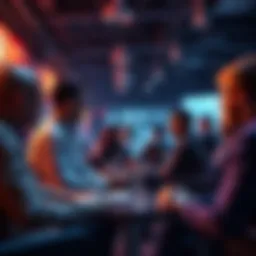 People engaging in a conversation about the future of AI and its impact on society