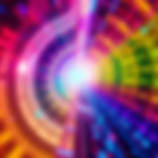 AI Generated Creative Image A vibrant, abstract image showcasing the creative outputs of AI through innovative prompts.