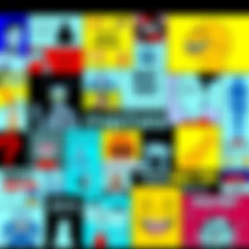 A collage of funny memes created by artificial intelligence, showing humorous images and text, representing online culture.