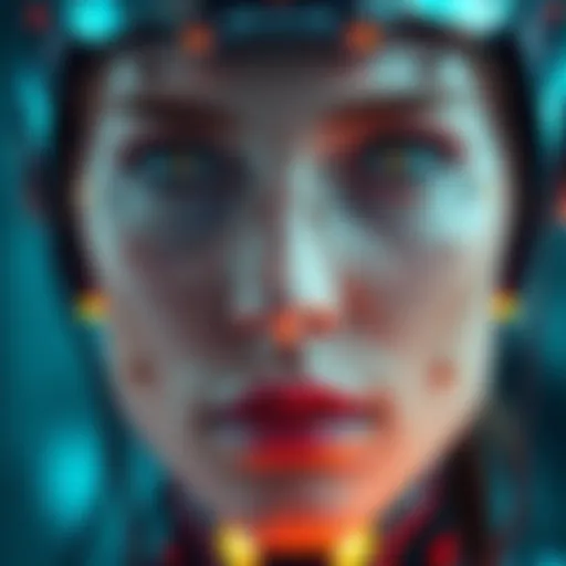 A realistic portrait created by AI showing emotional depth and natural lighting