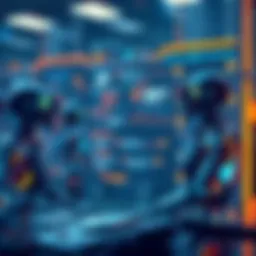 A visual of multiple AI agents communicating in a group chat setting, showcasing collaboration among tools to enhance workflow efficiency.