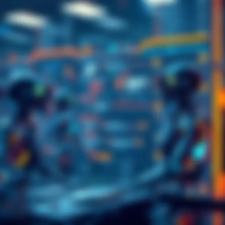 A visual of multiple AI agents communicating in a group chat setting, showcasing collaboration among tools to enhance workflow efficiency.