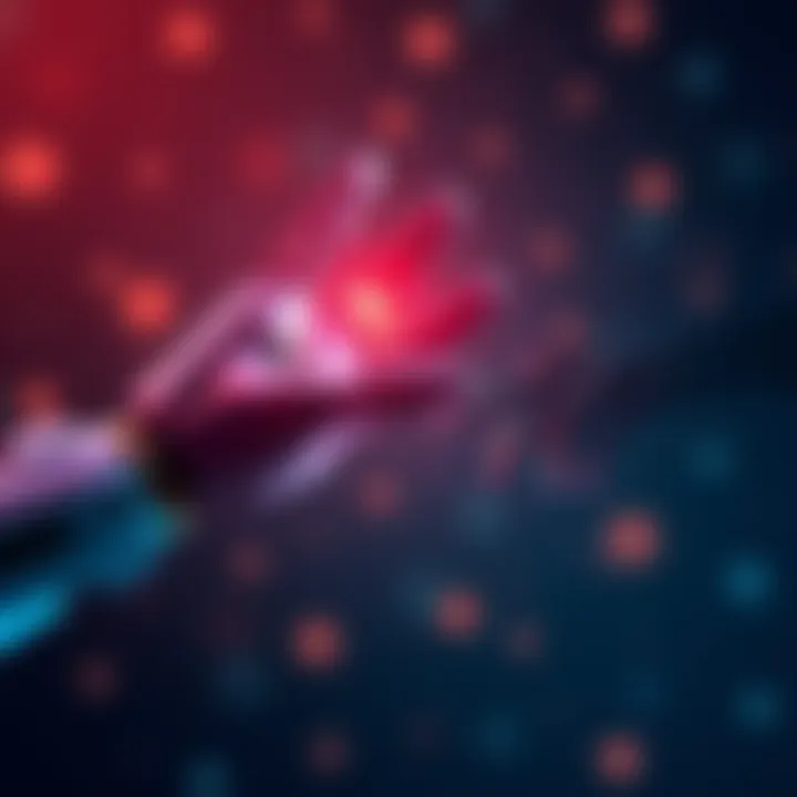 A robotic hand reaching for a human hand, symbolizing the connection between AI and humanity.