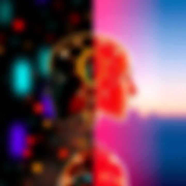 Side by side view of AI-generated images from different models showing various artistic styles