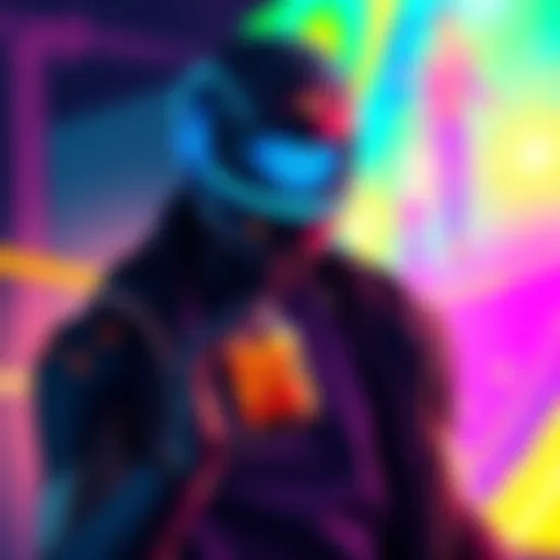 AI Influencer Promoting Supplements A virtual influencer with a bright smile holding a supplement bottle, set against a colorful background, symbolizing trust and marketing in the AI era.