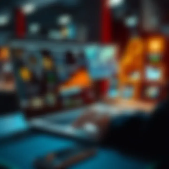 A person using a laptop with AI interface showing reliable information and data