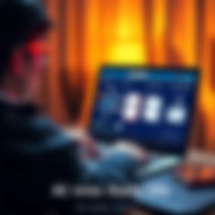 A person using a laptop with various AI applications for meal planning, language learning, and book summarization on the screen