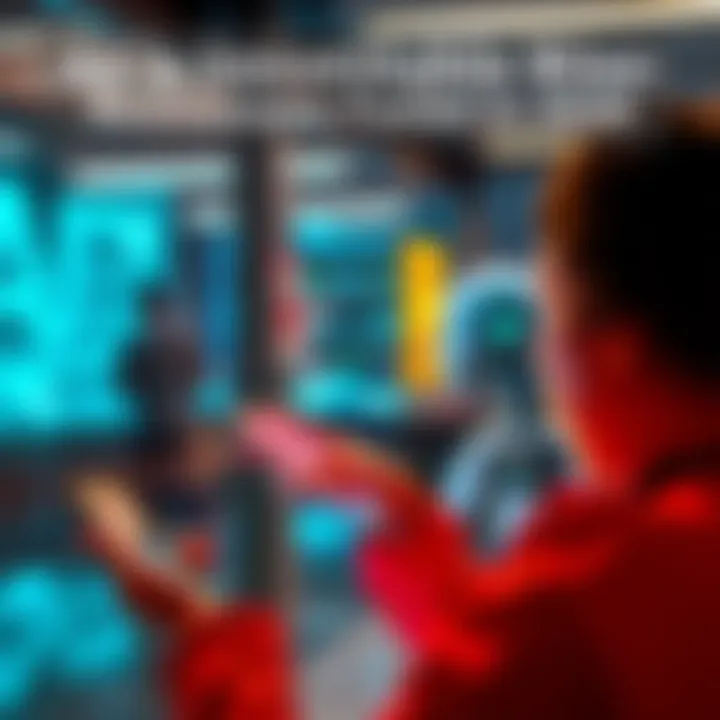 A person using a smart device with AI features in a modern setting, showcasing how AI is becoming part of everyday activities.