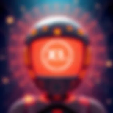 Illustration showing a digital companion shutting off, symbolizing the stop of emotional interaction features by AI platforms in response to new laws.