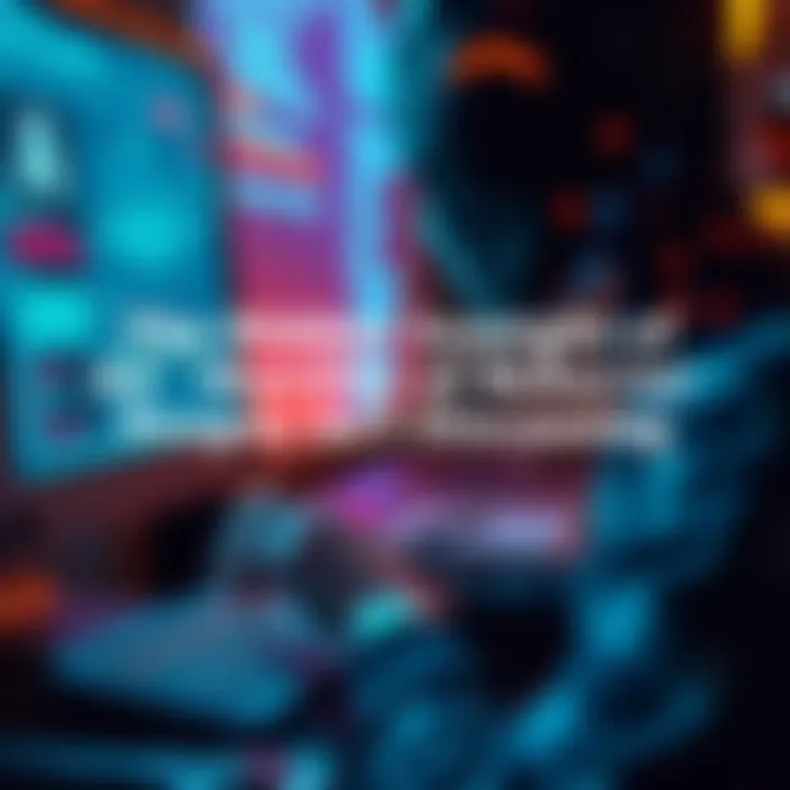 A person typing structured prompts to an AI on a computer, showcasing a thoughtful approach to AI communication.