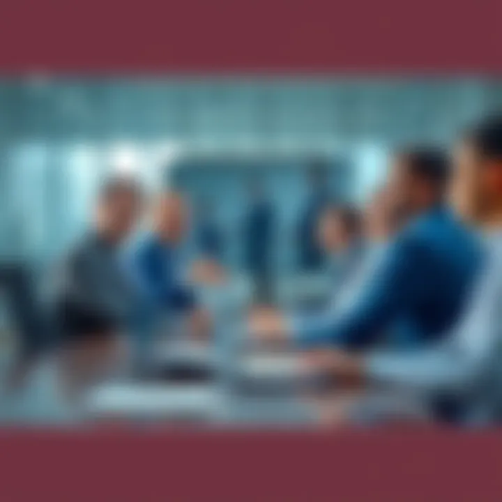 A business meeting with executives discussing the impact of AI on junior job positions, showing concern and uncertainty.