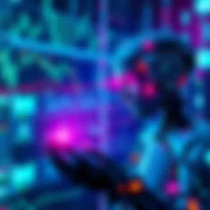 A visual representation of an AI system analyzing data and making corrections in real-time, symbolizing progress in technology.