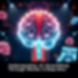 A graphic showing a brain with circuits, representing AI learning and overfitting, alongside various meme images.