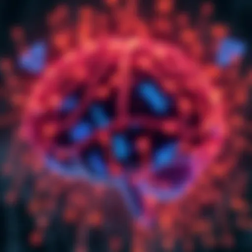 A visual representation of a brain integrated with mathematical symbols and equations, symbolizing the connection between Artificial General Intelligence and mathematics.
