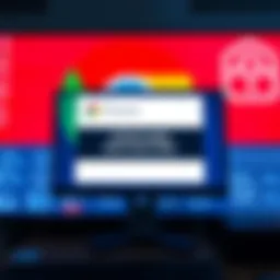 A warning message on a computer screen indicating an AI model was installed without consent, with a background depicting Google Chrome's logo and privacy icons.
