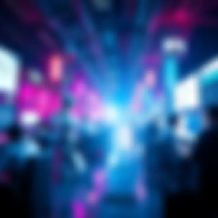 A visual representation of user boards filled with posts about AI advancements and market trends, showcasing a mix of excitement and concern.