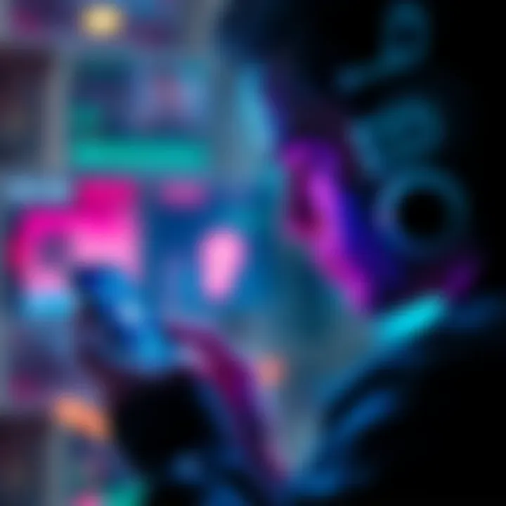 A person looking at a smartphone with AI features, reflecting on privacy issues in daily life