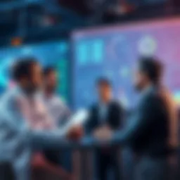 A group of experts discussing regulations for artificial intelligence with charts and data, emphasizing safety and oversight.