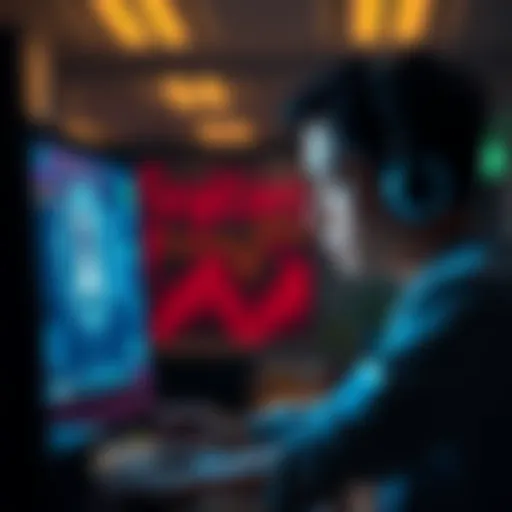 A person looking disappointed while interacting with a computer screen showing an AI interface, symbolizing rejection