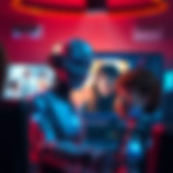 A digital artwork of classic TV characters being brought back to life through advanced technology, with a vibrant background of a television set and movie scenes.