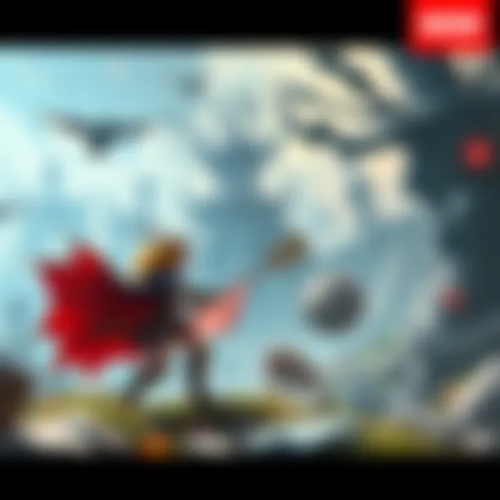 A virtual world where AI-driven characters interact and evolve, showcasing dynamic gameplay in a fantasy setting.