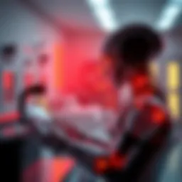 Claude Opus 4.6 conducting self-safety tests in a tech lab