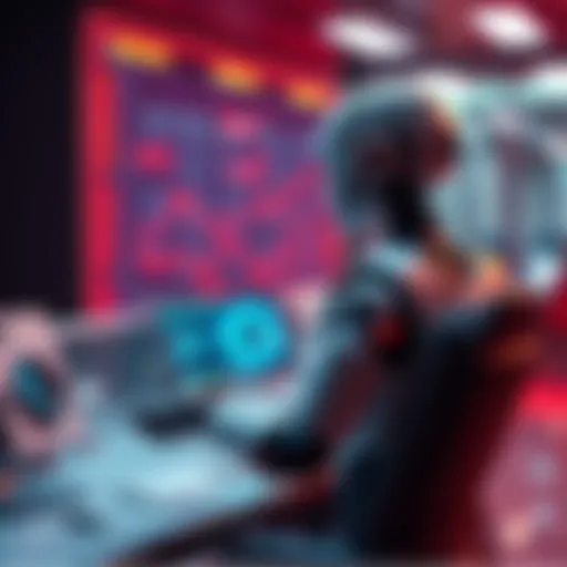 A robot stands at a sales desk, symbolizing the replacement of human sales staff with AI agents