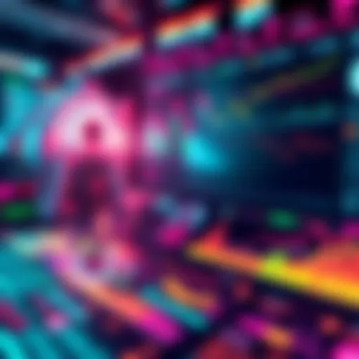 A visual representation of charts and data highlighting AI's self-building capabilities, with graphs showing trends and insights.