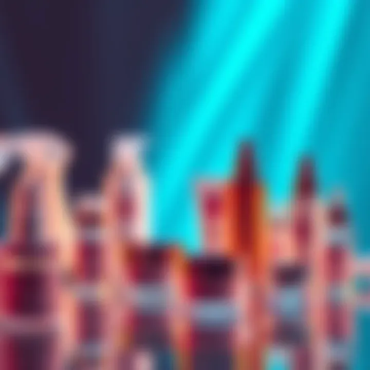 A professional setup showing skincare products with perfect lighting and angles, highlighting user-generated content created with AI technology.