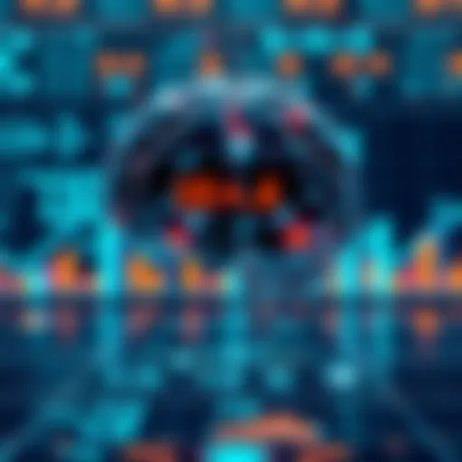 GPT-5.4 Pro represented as a digital brain solving a math equation on a screen, with a backdrop of mathematical symbols and graphs, showcasing AI advancements.