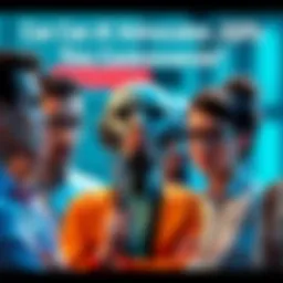 Group of AI advocates discussing recent controversies with concerned expressions