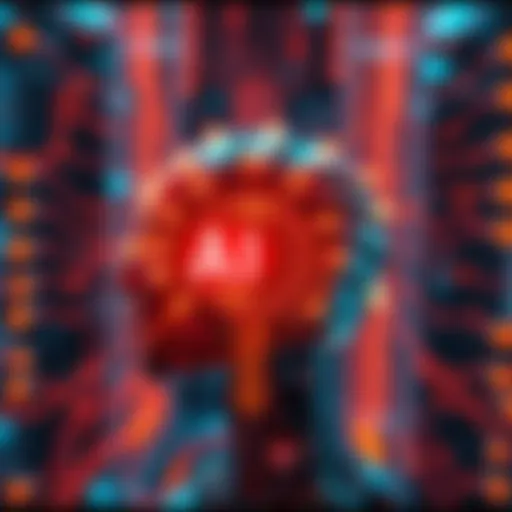 A futuristic representation of AI technology with glowing circuits and a digital interface, symbolizing the upcoming GPT-5.4 release.