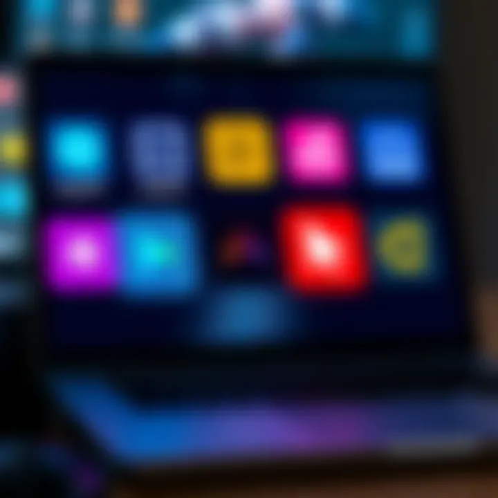 A laptop screen displaying various AI tool icons with a focus on ChatGPT and Cursor, symbolizing evaluation and reduction of subscriptions.