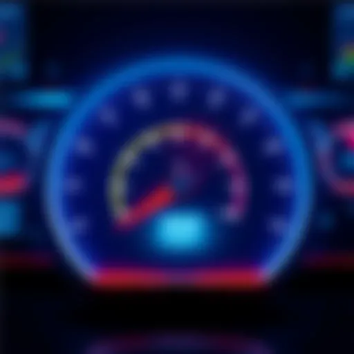 Visual showing a speed gauge with AI Toolkit on one side and OneTrainer on the other, highlighting OneTrainer's faster performance.