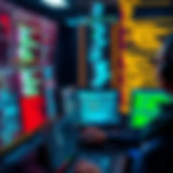 AI Tools in Software Development A collection of AI tools like Aider and Tabnine being used by software developers in coding environments.