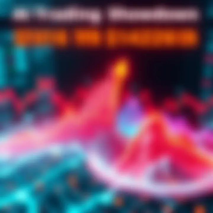 A graphic showing one AI agent's profits soaring while another's losses drop to zero, illustrating contrasting trading outcomes.