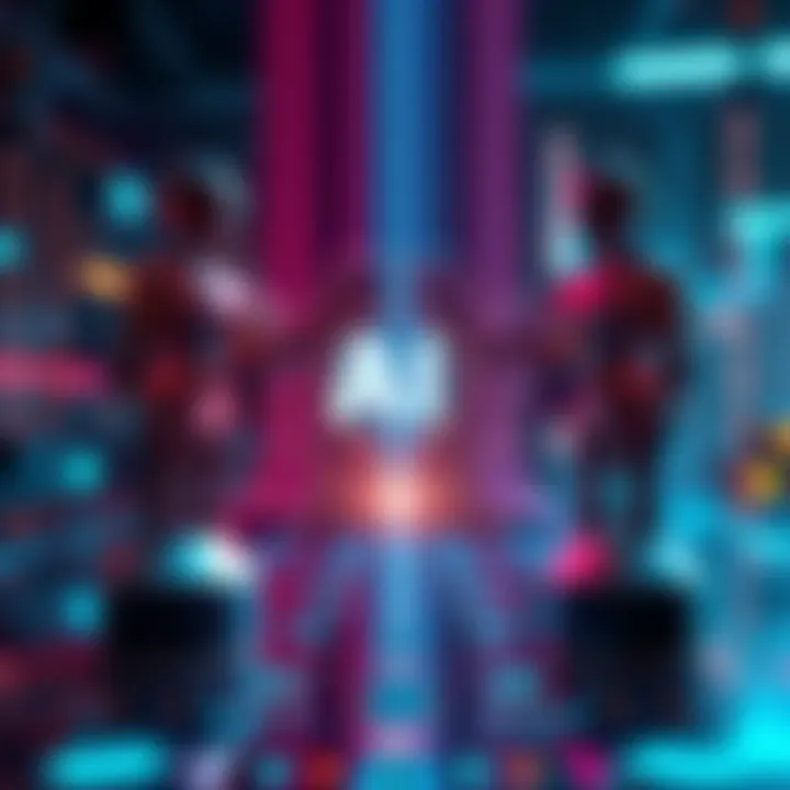 A graphic comparing AI technologies with traditional automation methods, showing efficiency and workflow differences in a clear way.