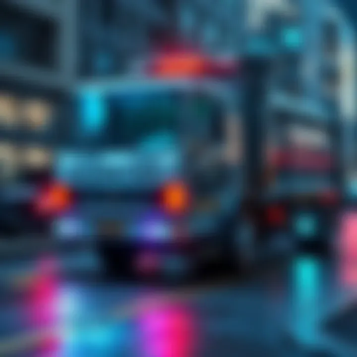A smart garbage truck using AI technology for efficient waste collection
