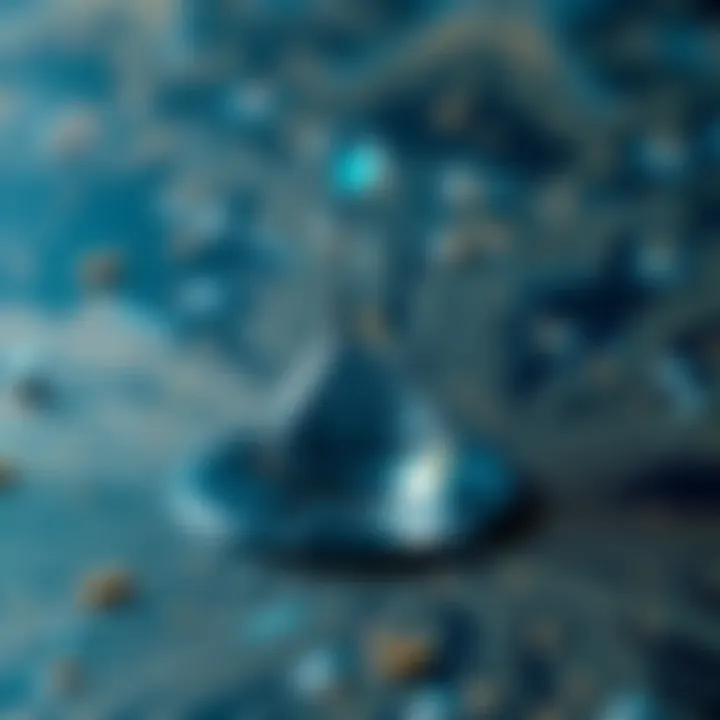 A graphic showing a water droplet merging with a circuit board, symbolizing the connection between water management and artificial intelligence.