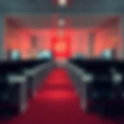 An office environment showing empty desks and chairs as Alibaba cuts jobs to focus on AI.