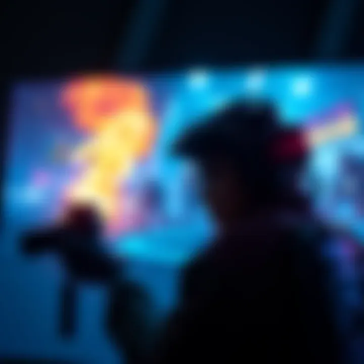 A character from the alpha gameplay displayed on screen, showcasing a dynamic in-game action scene