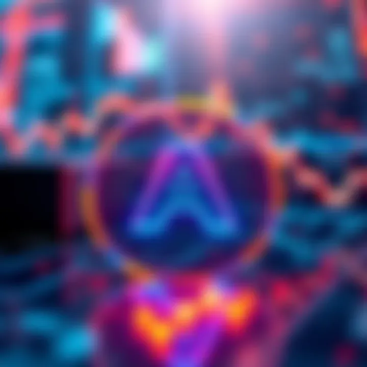 A graphic showing Alphabet's logo with financial charts and AI symbols, representing a major investment in artificial intelligence