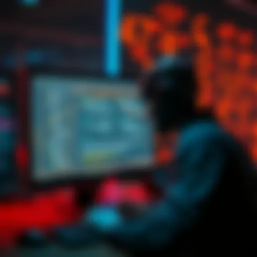 A digital representation of Google DeepMind's AlphaProof Nexus solving complex math equations on a computer screen.