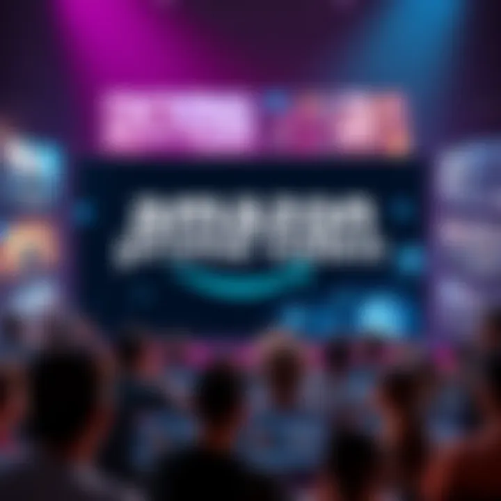 Amazon Prime Video logo surrounded by graphics of changing content and worried viewers